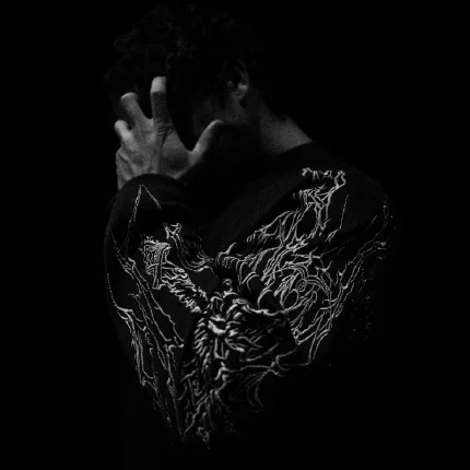 Breathedivinity Archangel Oversized Premium Crewneck [MIDNIGHT] (10)