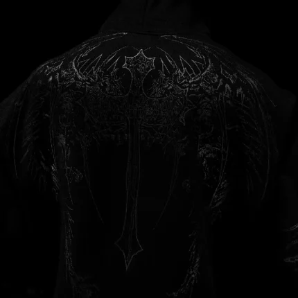 Breathedivinity Dragon Soul Oversized Pullover Hoodie [DARKNESS]