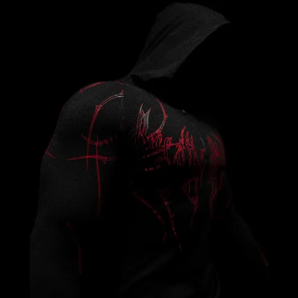 Breathedivinity Void Tech™ Hollow Knight Hoodie Compression [NIGHTMARE] (1)
