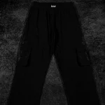 Breathedivinity Excalibur Uncuffed Cargo Trackpants [DARKNESS] (5)