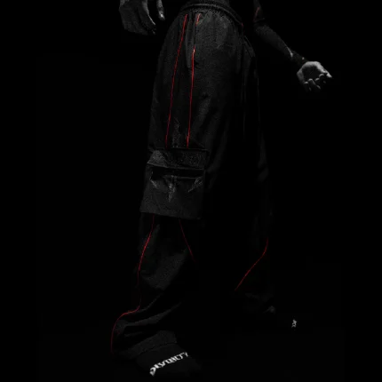 Breathedivinity Excalibur Uncuffed Cargo Trackpants [NIGHTMARE] (1)