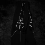 Breathedivinity Excalibur Uncuffed Cargo Trackpants [VOID BLACK] (3)