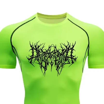 Breathedivinity Hellfire Oversized T Shirt [VOID Green] (3)