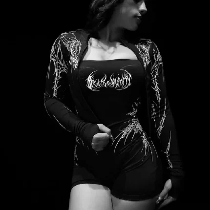 Breathedivinity Void Tech™ Cathedral Shorts [BLACKWHITE] (2)